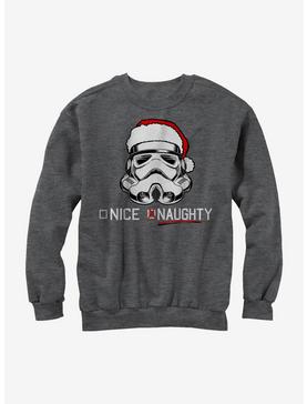 Star Wars Christmas Stormtrooper Naughty List Girls Sweatshirt, , hi-res