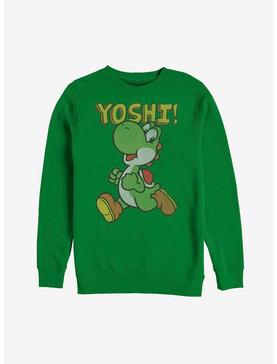 Nintendo Running Yoshi Sweatshirt, , hi-res