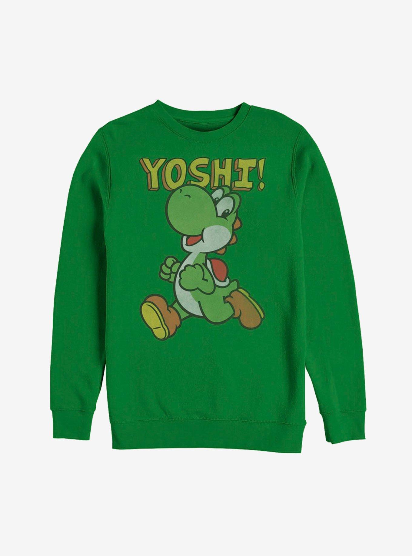 Nintendo Running Yoshi Sweatshirt, KELLY, hi-res