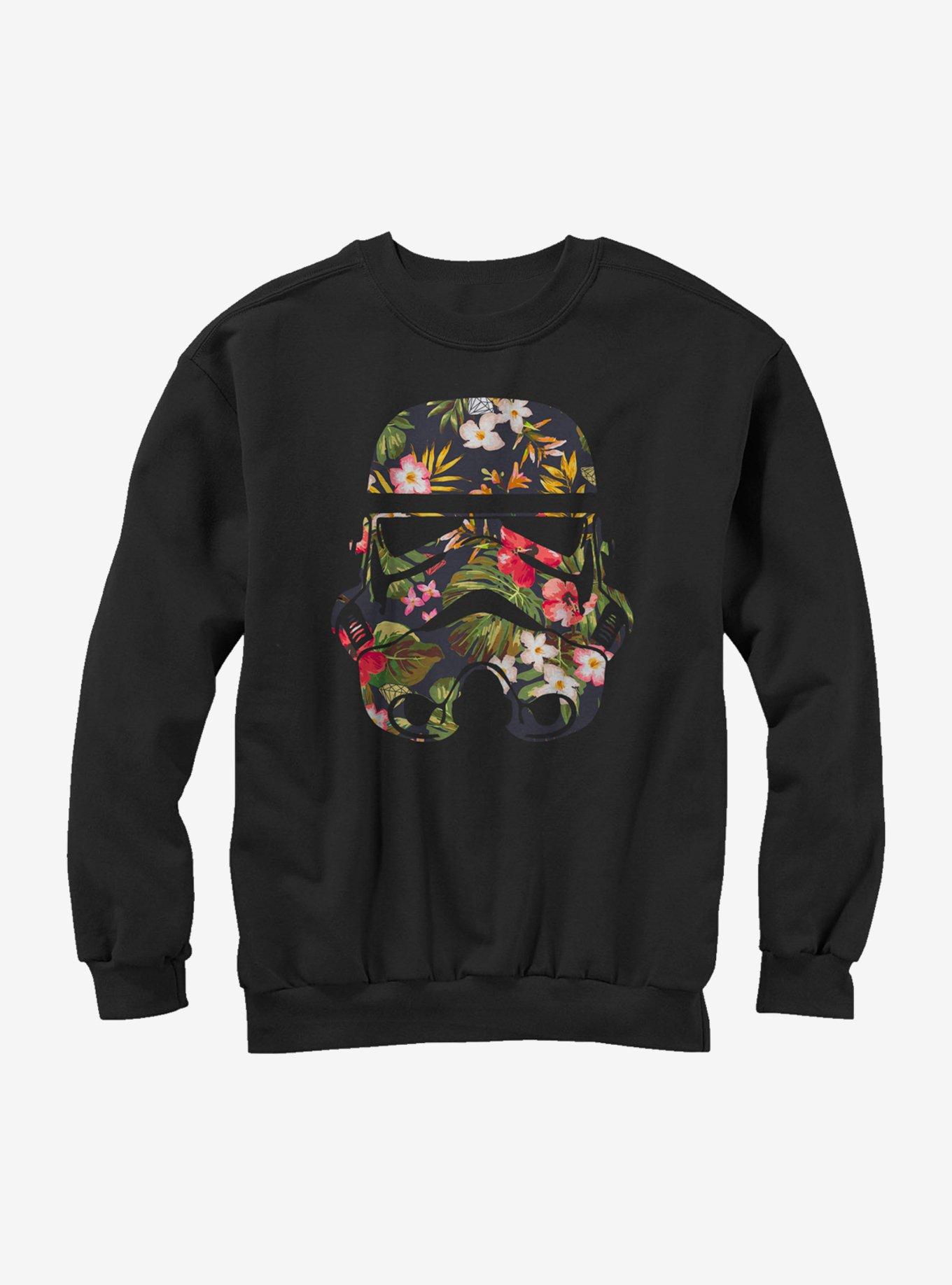 Star Wars Tropical Stormtrooper Sweatshirt - BLACK | Hot Topic