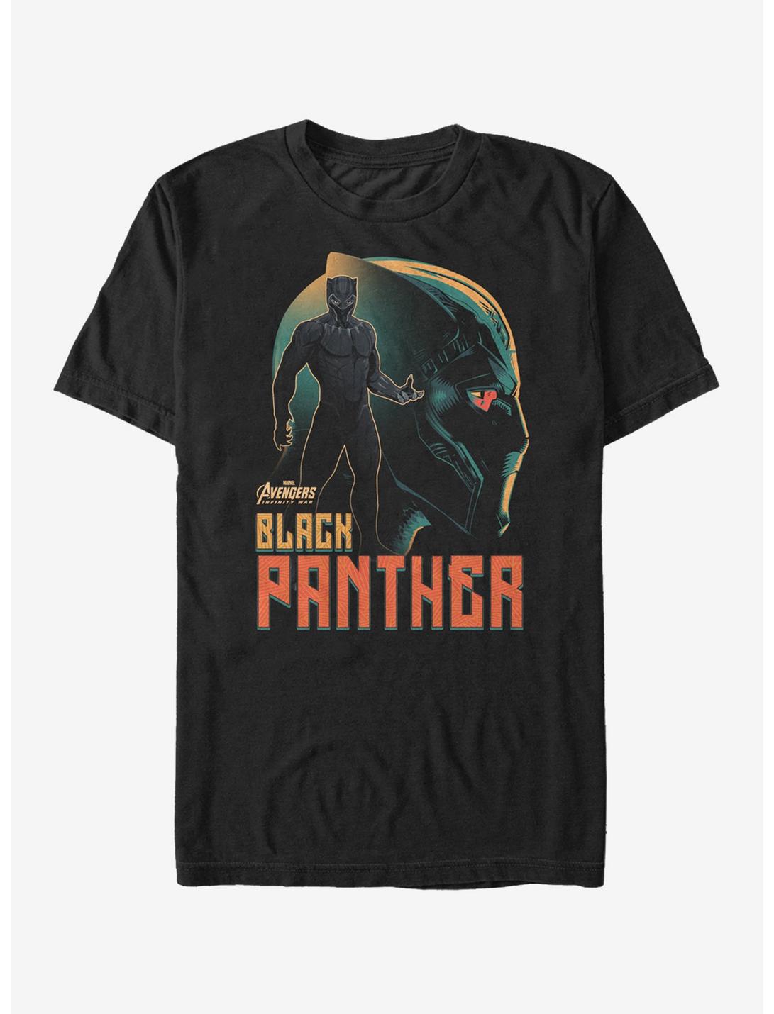 Marvel Avengers: Infinity War Black Panther View T-Shirt, BLACK, hi-res