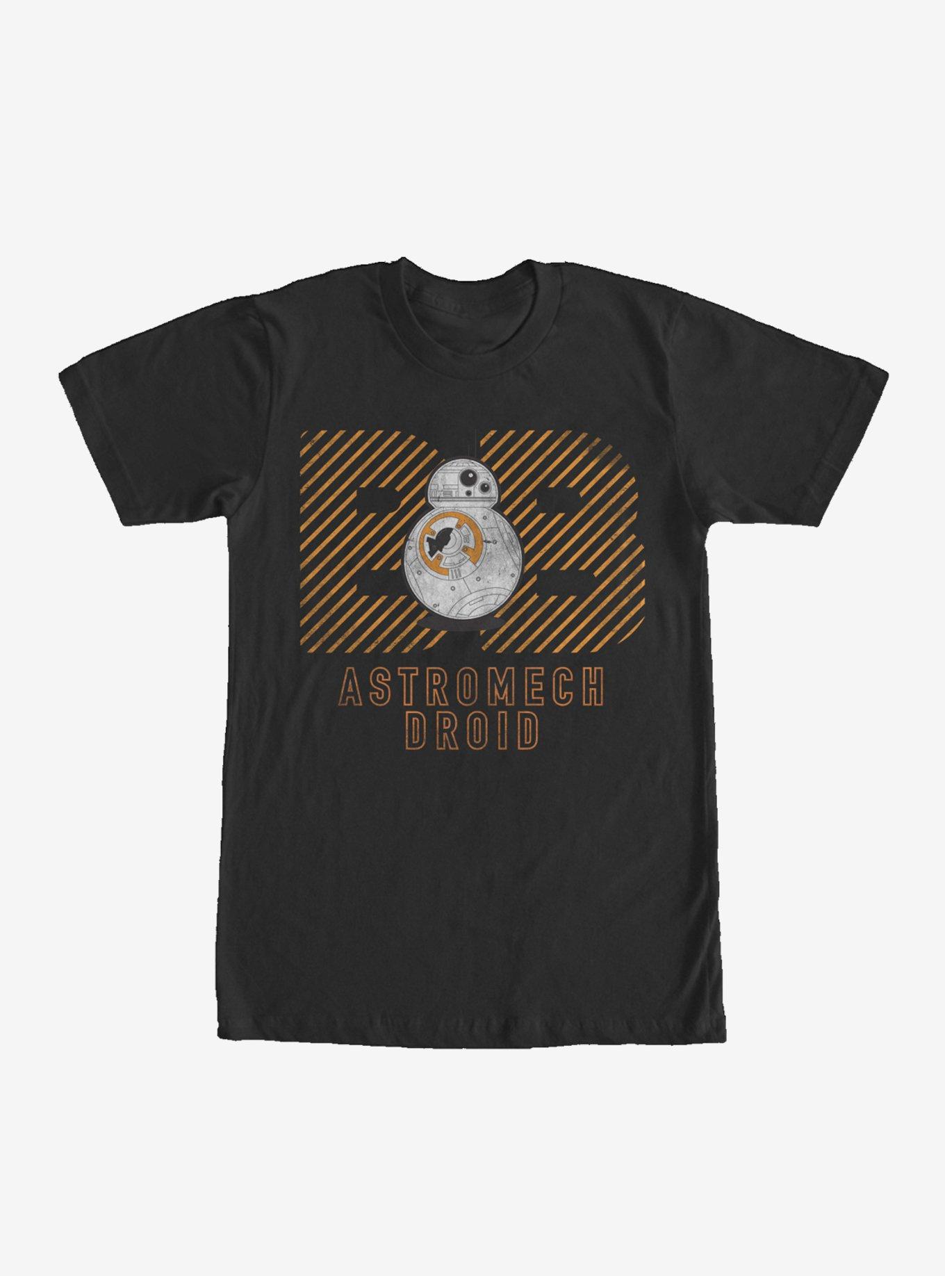 Star Wars BB-8 Astromech Droid Distressed T-Shirt, BLACK, hi-res