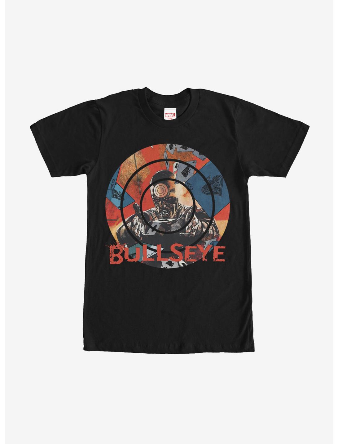 Marvel Bullseye Card Toss T-Shirt, BLACK, hi-res