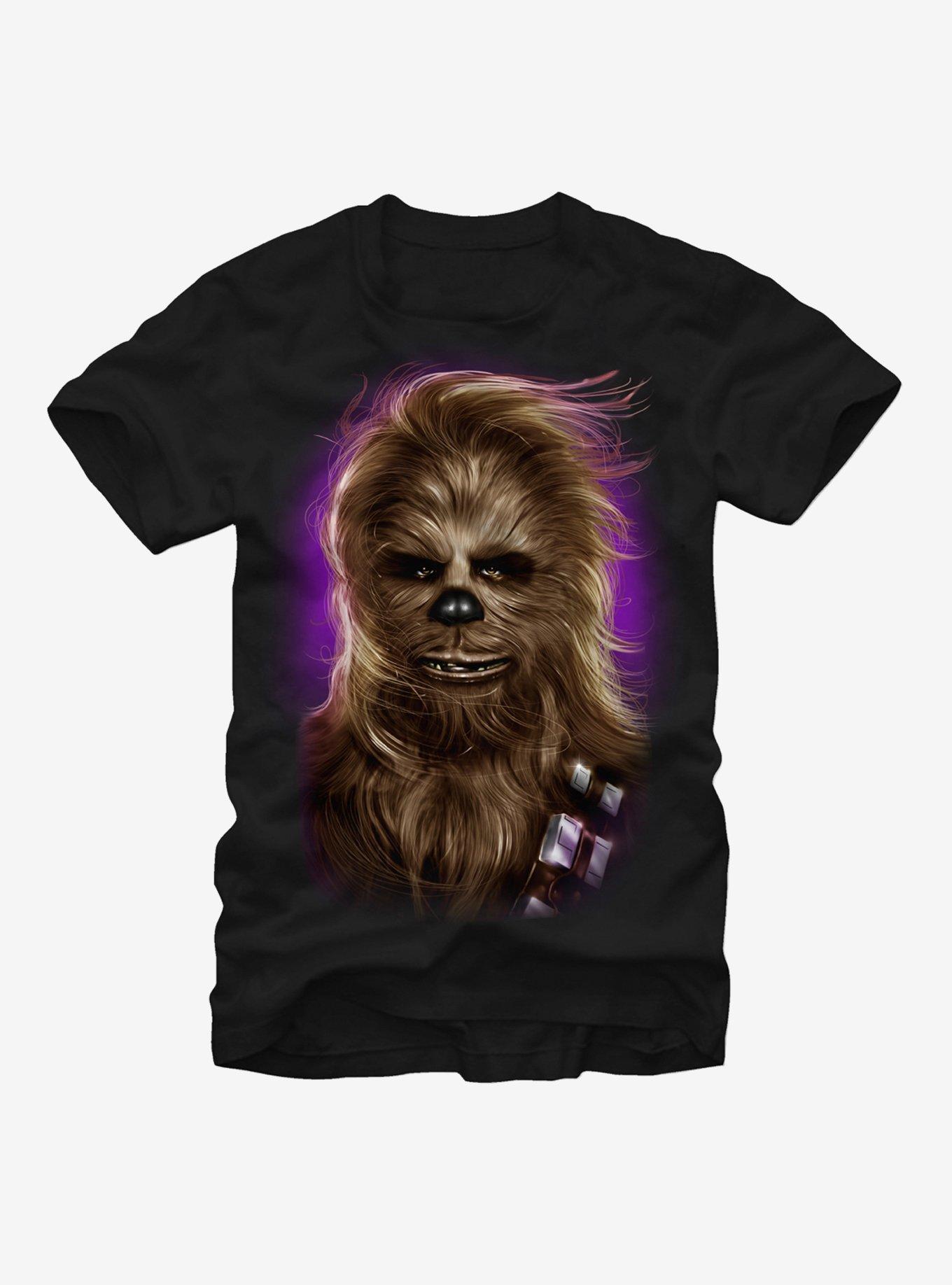 Star Wars Chewbacca Glamor Shot T-Shirt, BLACK, hi-res