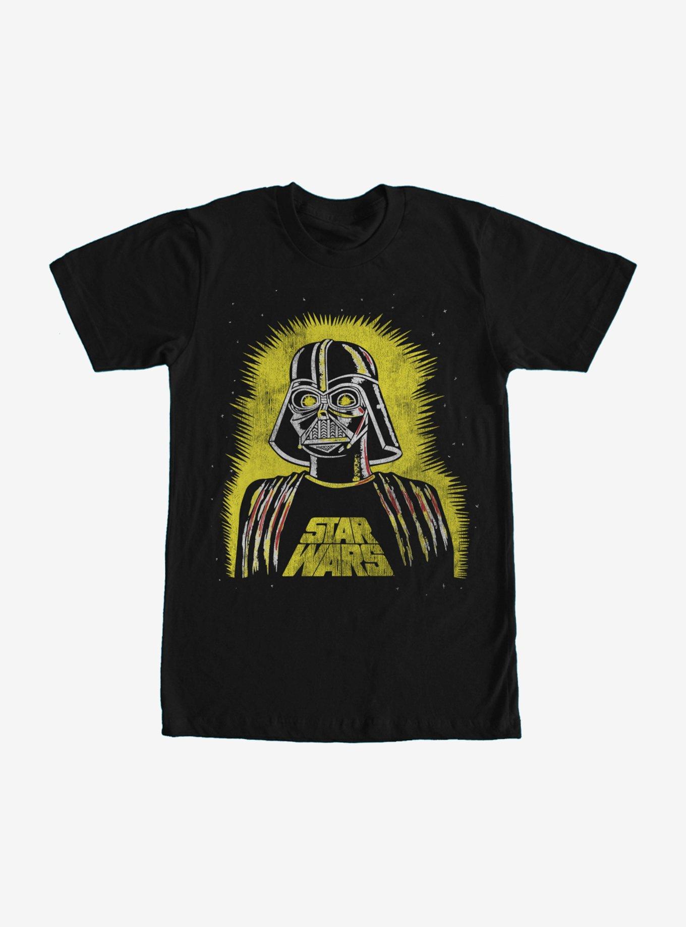 Star Wars Darth Vader Retro T-Shirt, BLACK, hi-res