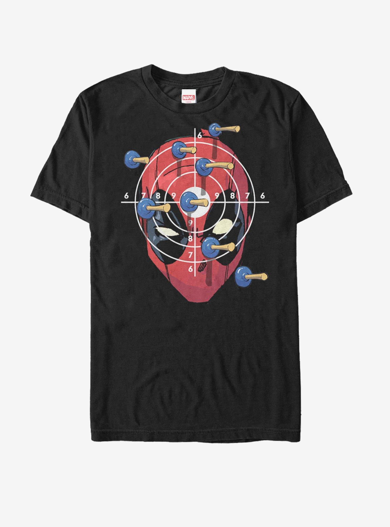 Marvel Deadpool Target Practice T-Shirt, BLACK, hi-res