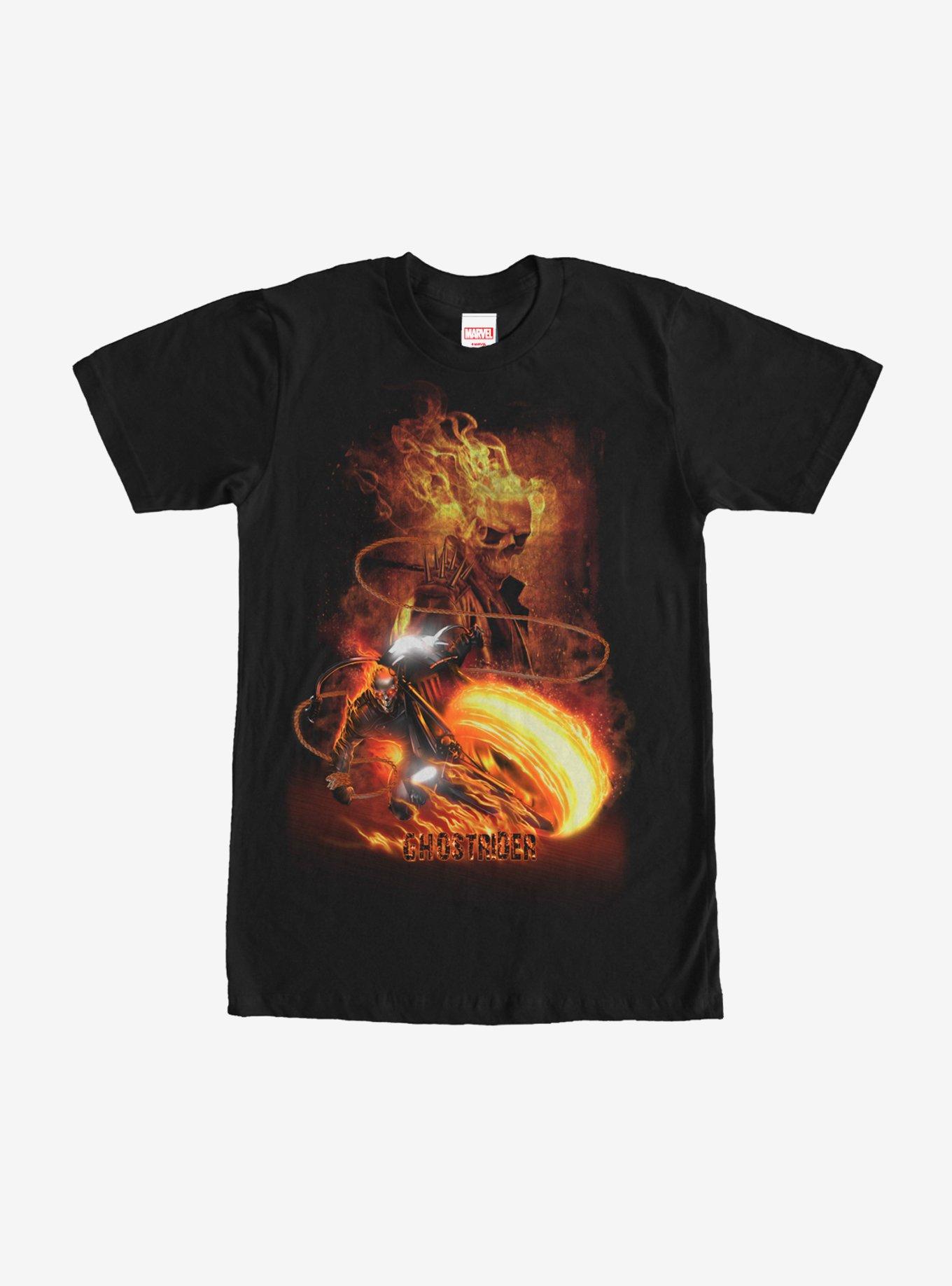 Marvel Ghost Rider Fire Fury T-Shirt, BLACK, hi-res