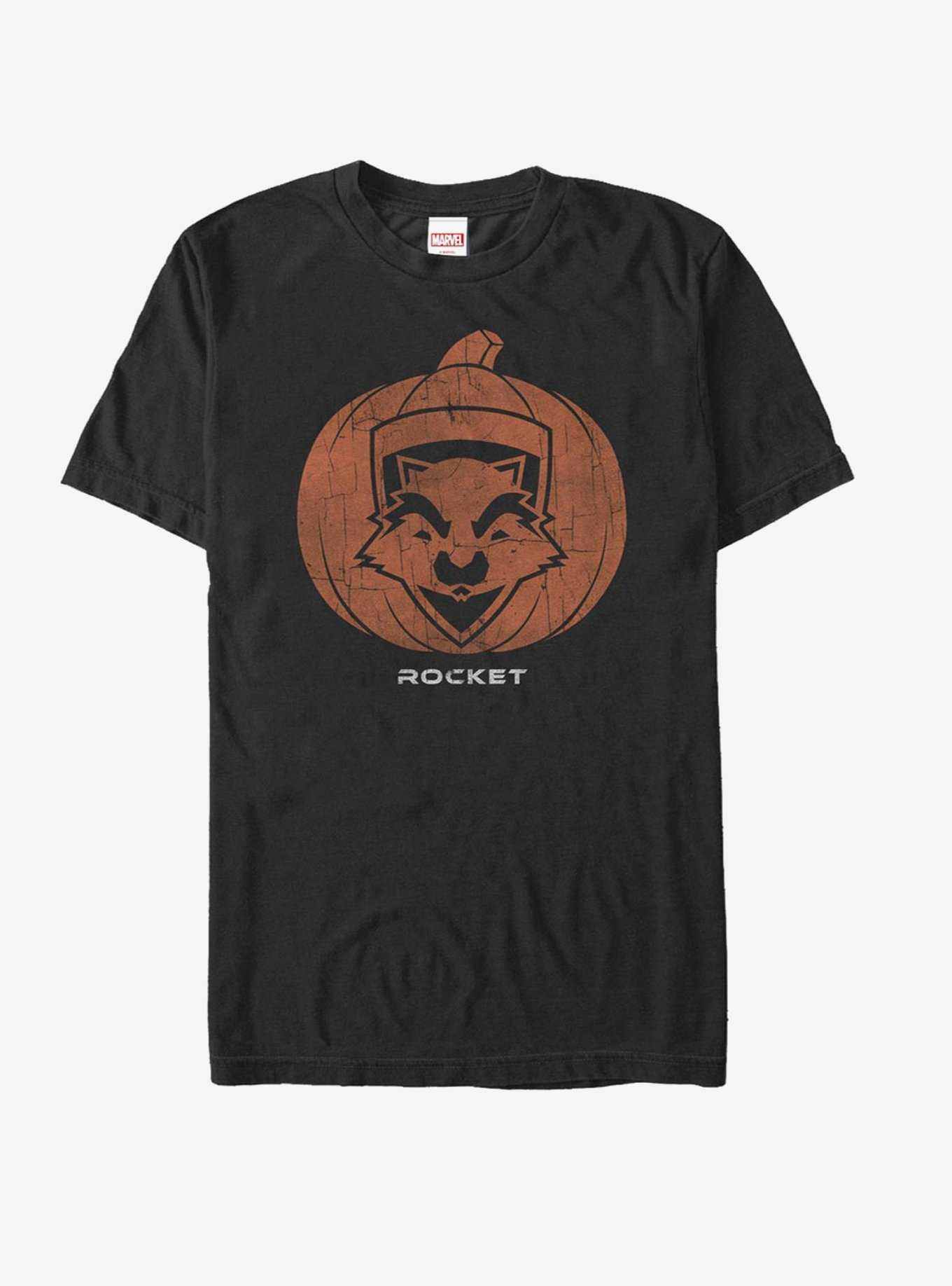 Marvel Guardians of the Galaxy Halloween Rocket Pumpkin T-Shirt, , hi-res