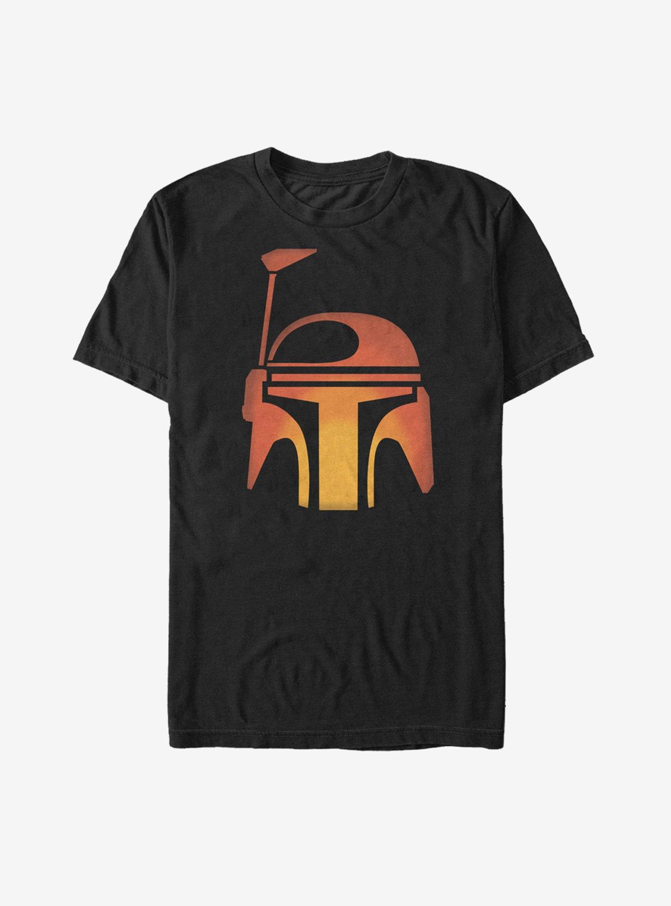 Star Wars Halloween Boba Fett Pumpkin T-Shirt, BLACK, hi-res