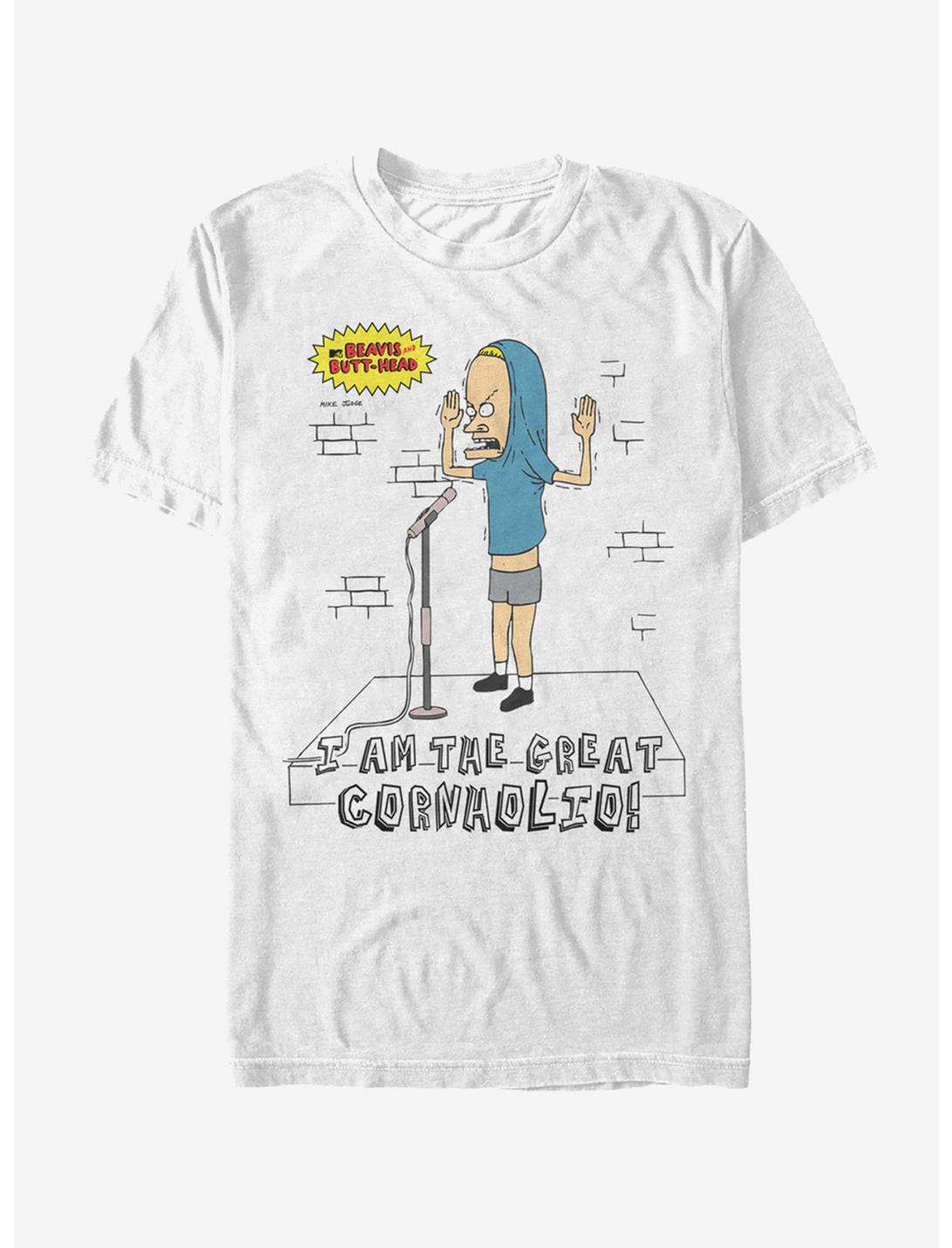 Beavis And Butt-Head I am the Great Cornholio T-Shirt, WHITE, hi-res