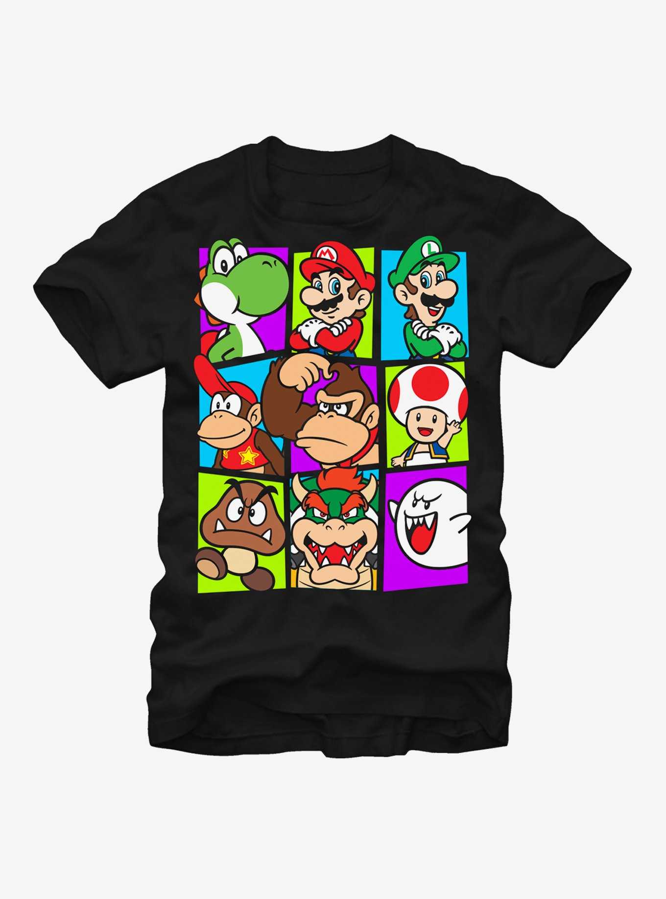 Nintendo Mario Cast T-Shirt, , hi-res