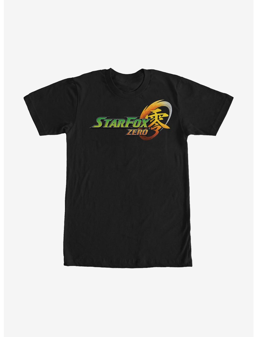 Nintendo Star Fox Zero Logo T-Shirt, BLACK, hi-res