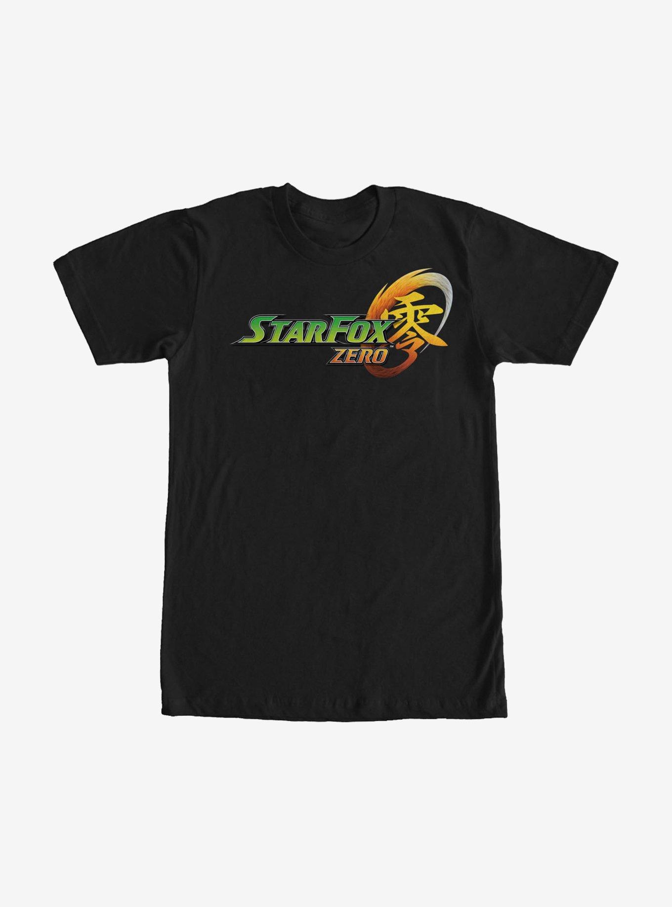Nintendo Star Fox Zero Logo T-Shirt, BLACK, hi-res