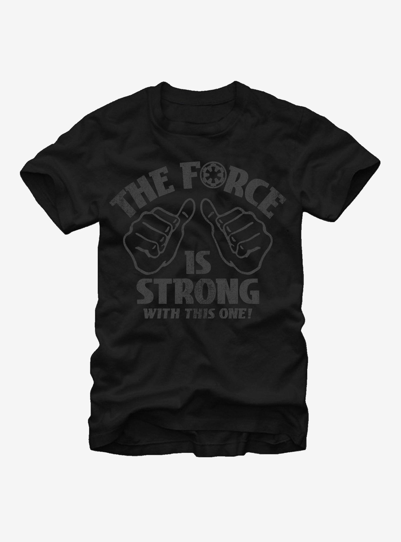 Star Wars The Force is Strong T-Shirt, BLACK, hi-res