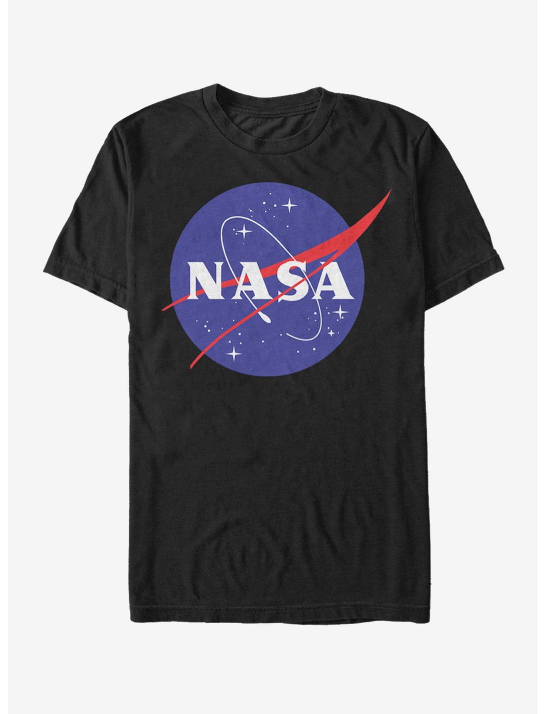 NASA Circle Logo T-Shirt, BLACK, hi-res