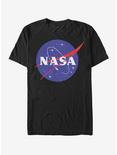 NASA Circle Logo T-Shirt, BLACK, hi-res