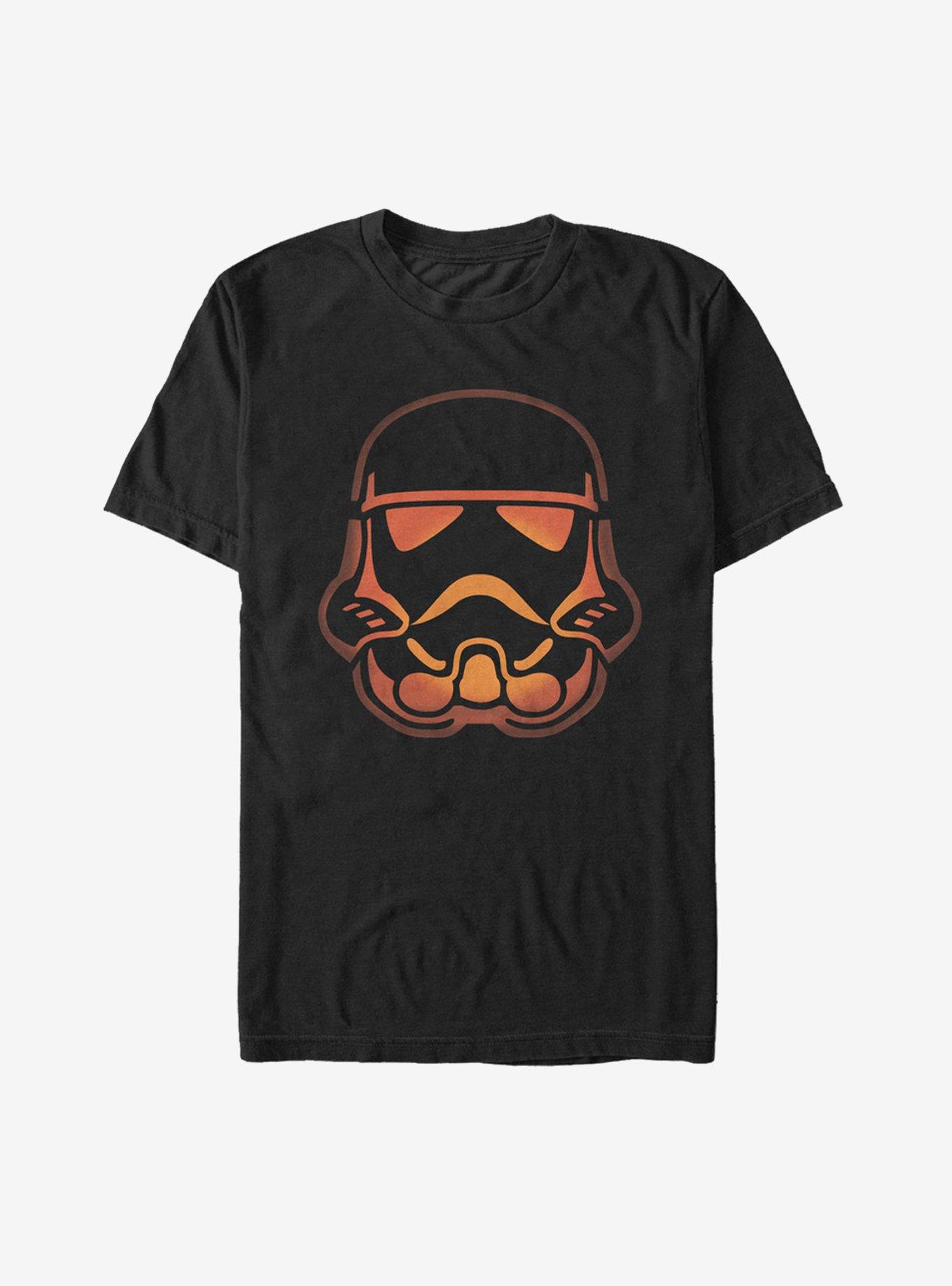 Star Wars Halloween Stormtrooper Pumpkin T-Shirt - BLACK | Hot Topic
