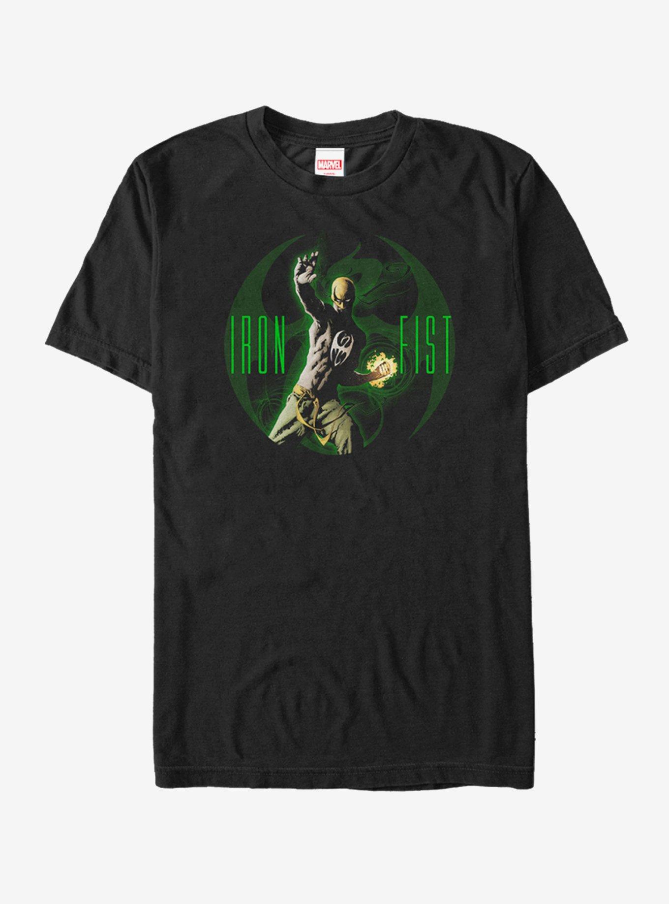 Marvel Iron Fist Power T-Shirt, BLACK, hi-res