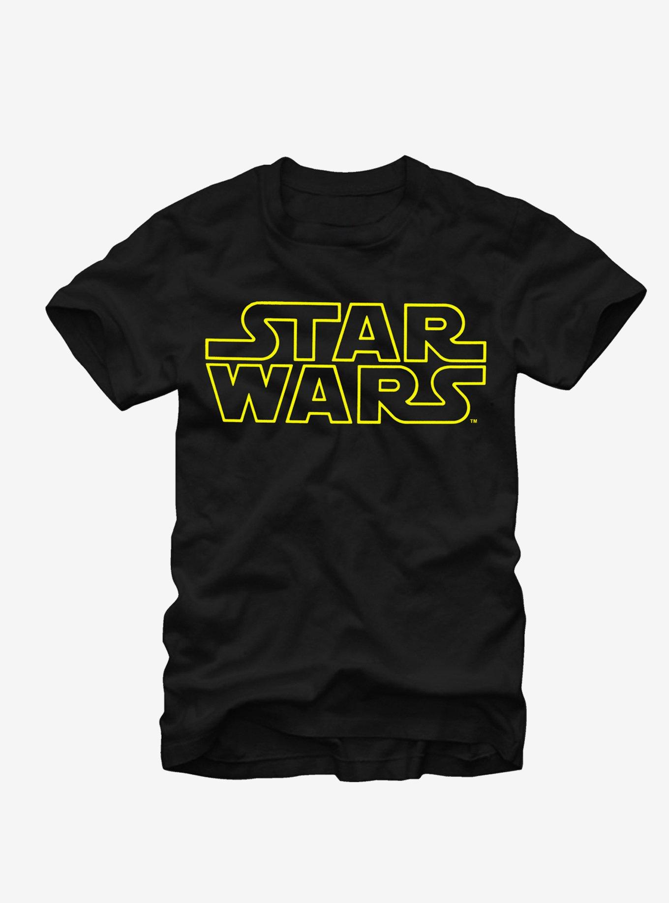 Star Wars Movie Logo T-Shirt, BLACK, hi-res