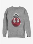 Star Wars BB-8 Rebel Symbol Sweatshirt, ATH HTR, hi-res