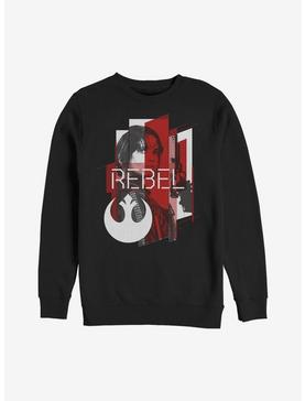 Star Wars Jyn Geometric Rebel Emblem Print Sweatshirt, , hi-res