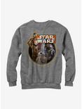 Star Wars Retro Episode VII Droids Sweatshirt, ATH HTR, hi-res