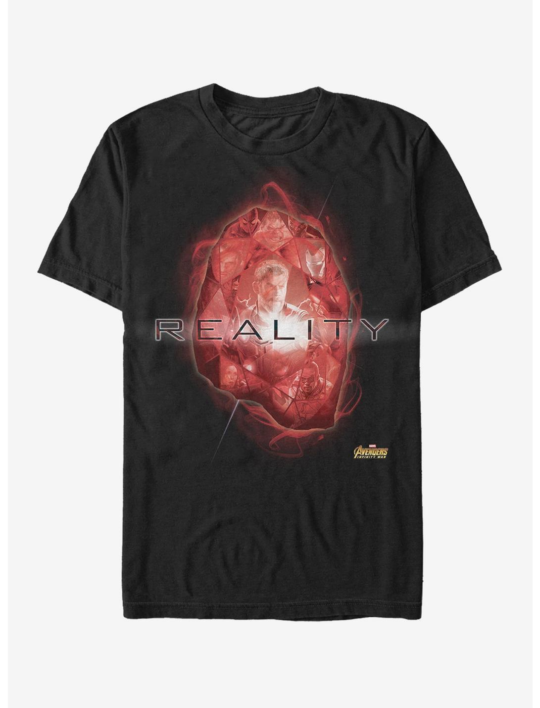 Marvel Avengers: Infinity War Reality Stone T-Shirt, BLACK, hi-res