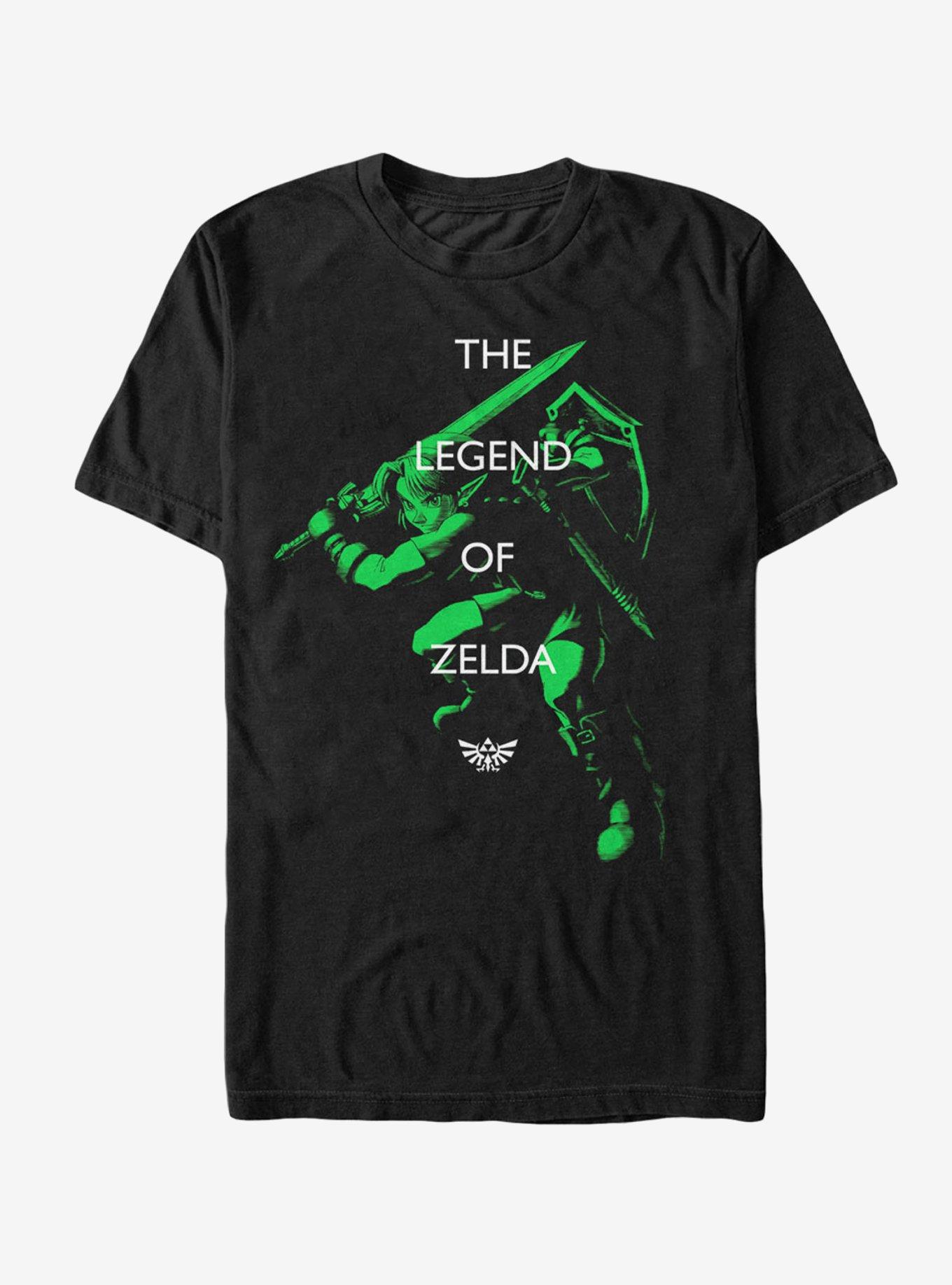 Nintendo The Legend of Zelda Lives T-Shirt, BLACK, hi-res