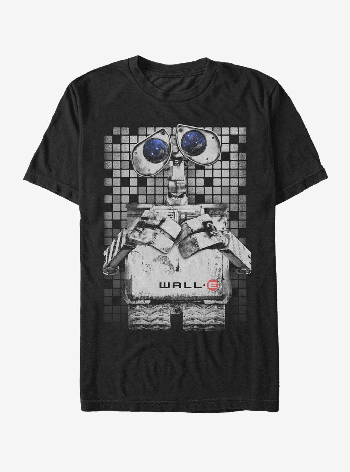 Disney Pixar WALL-E Tile T-Shirt, BLACK, hi-res