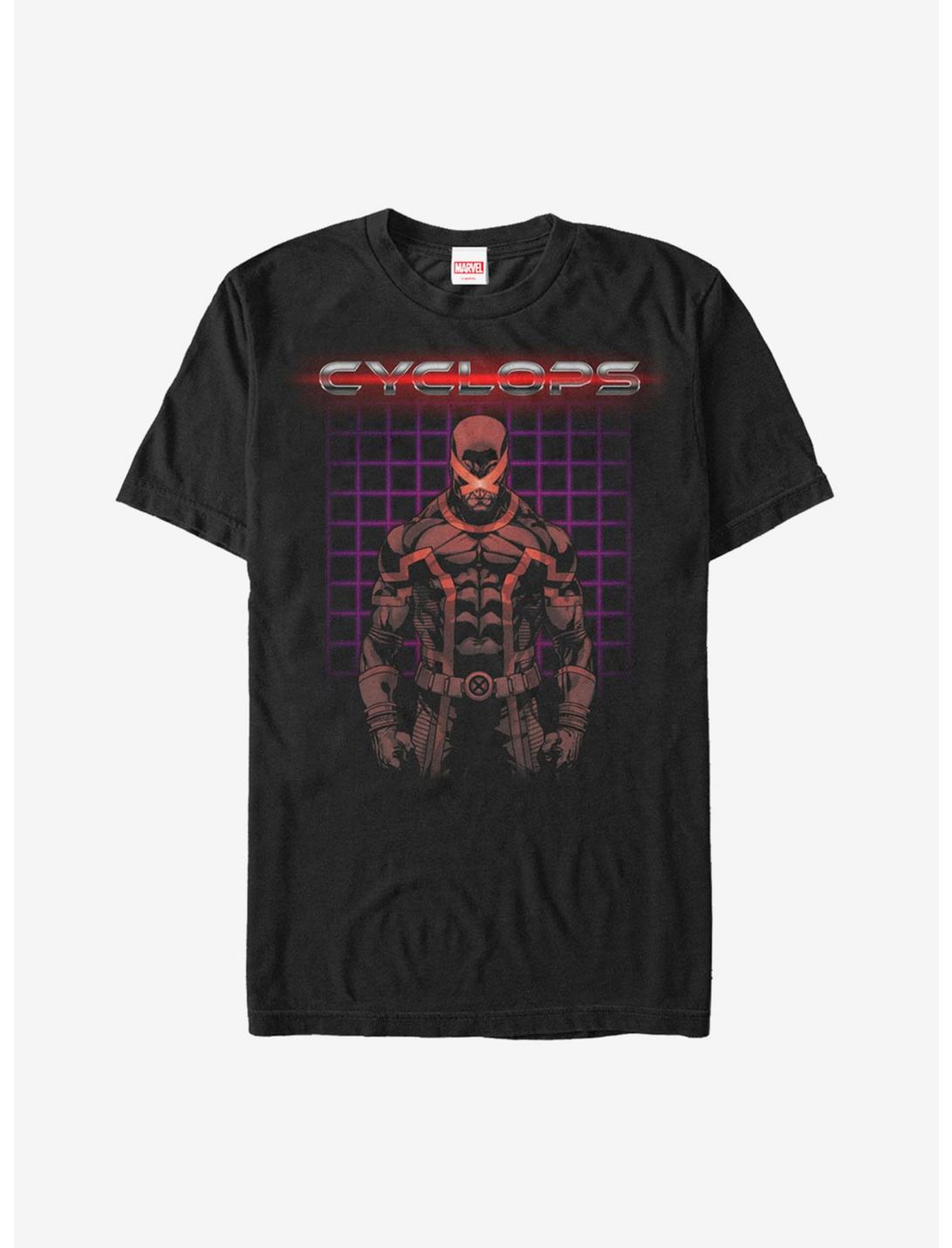 Marvel X-Men Cyclops Grid T-Shirt, BLACK, hi-res