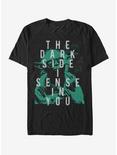 Star Wars Yoda Sense the Dark Side T-Shirt, BLACK, hi-res