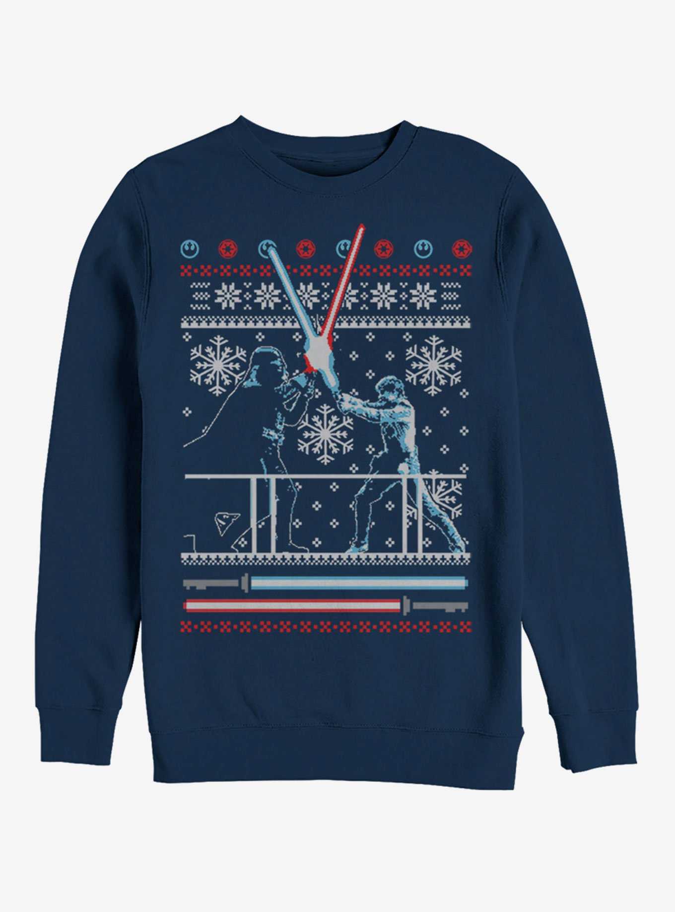 Star Wars Ugly Christmas Sweater Duel Sweatshirt, , hi-res