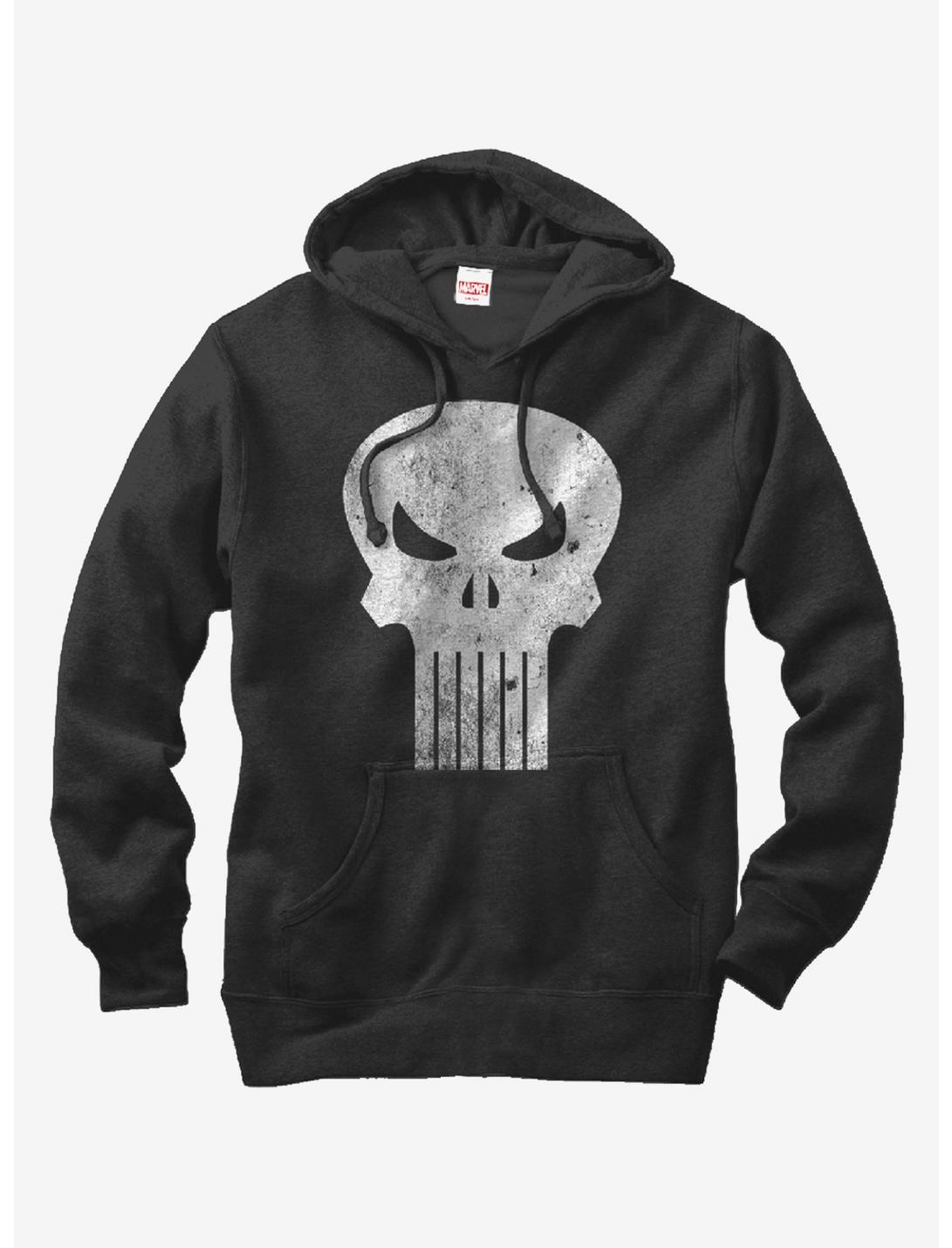 Marvel Punisher Skull Symbol Hoodie, BLACK, hi-res