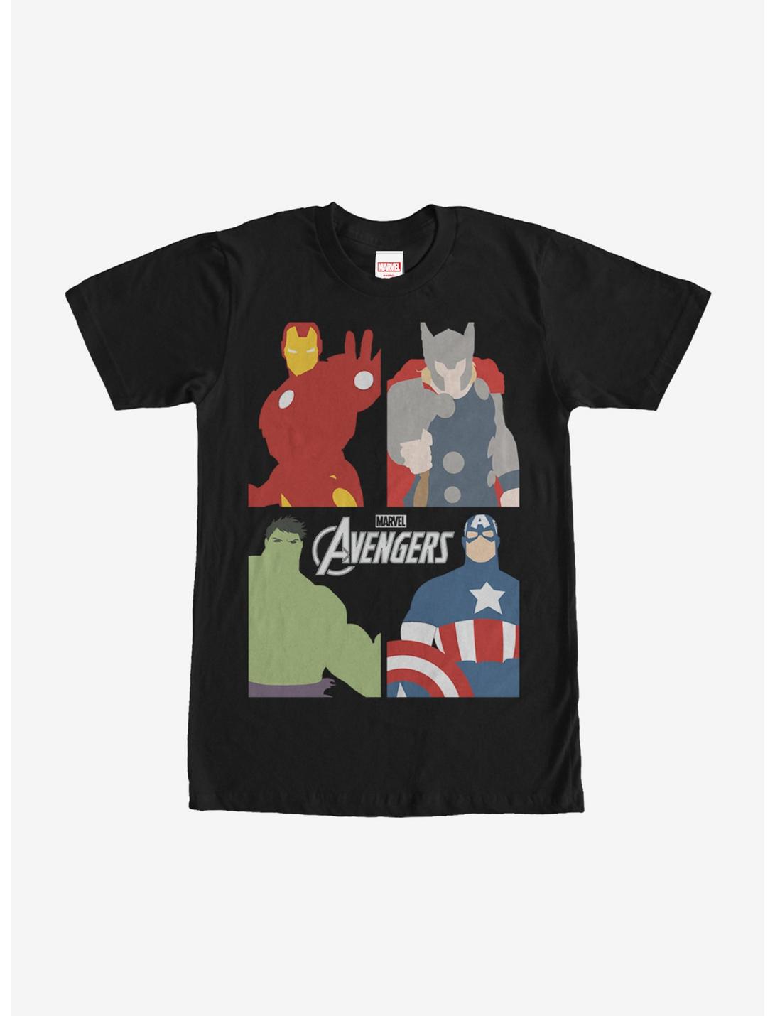 Marvel Avengers Assemble Logo T-Shirt, BLACK, hi-res