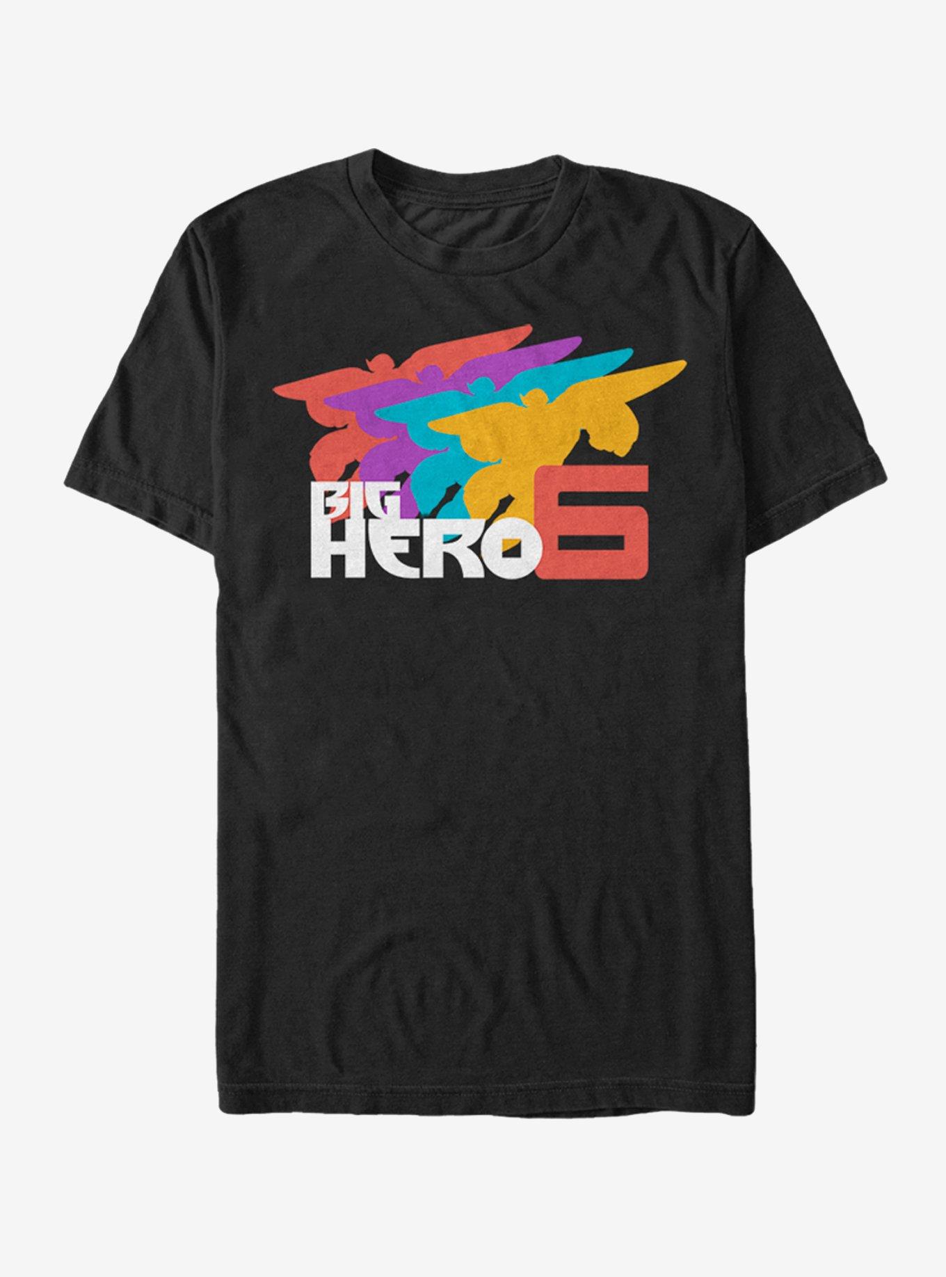 Big Hero 6 Baymax Flight T-Shirt, BLACK, hi-res