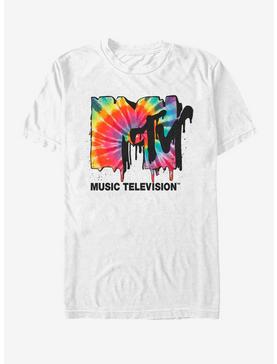 MTV Melted Tie-Dye Logo T-Shirt, , hi-res