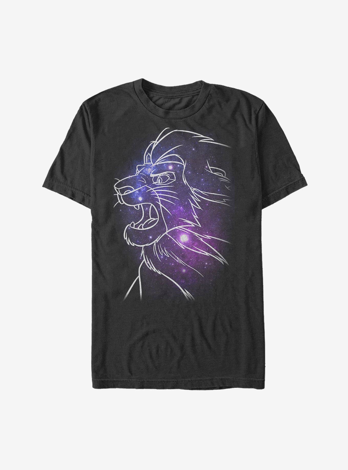 Disney The Lion King Constellation Profile T-Shirt, BLACK, hi-res