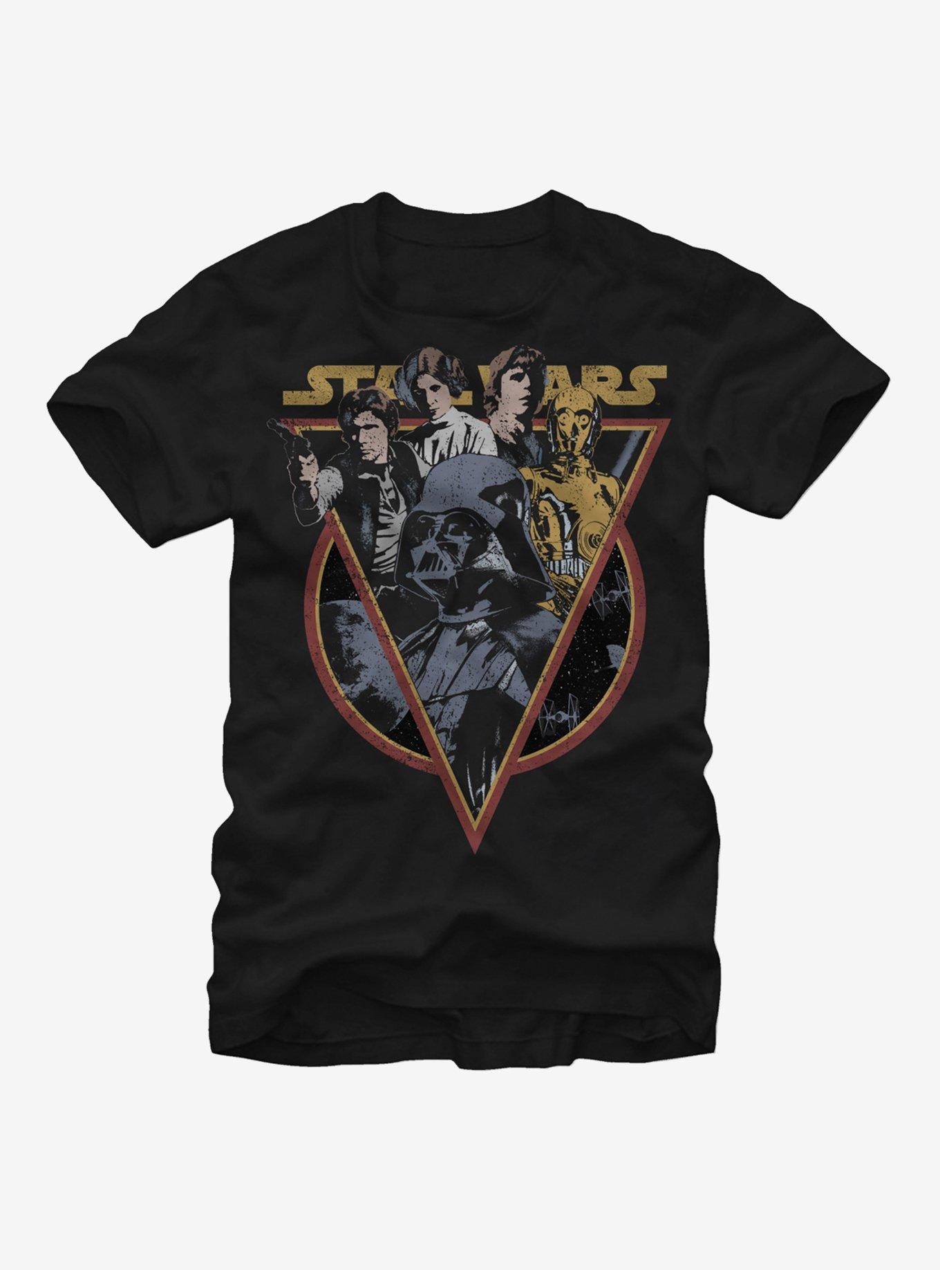 Star Wars Retro Characters T-Shirt, , hi-res