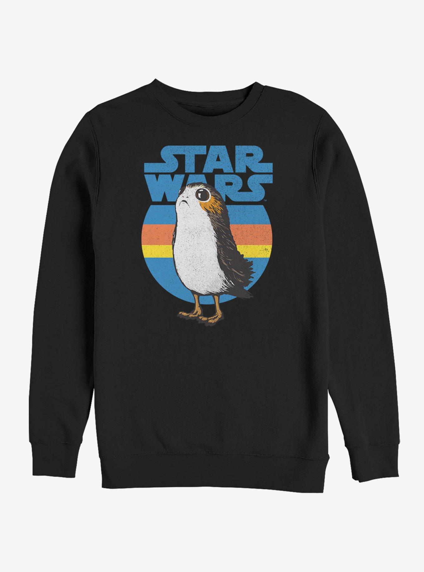 Star Wars Retro Porg Sweatshirt, BLACK, hi-res