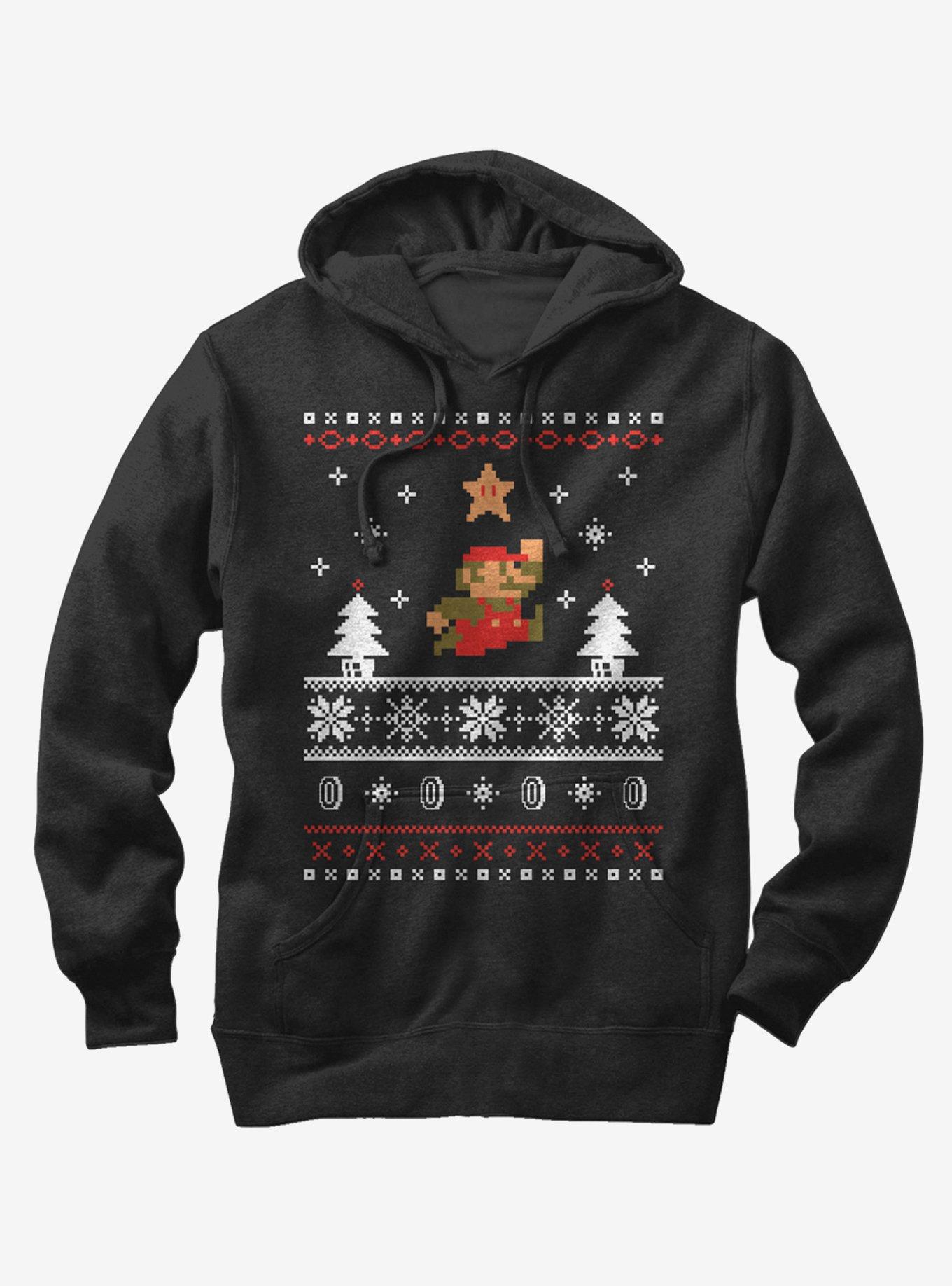 Nintendo Mario Ugly Christmas Sweater Hoodie, , hi-res