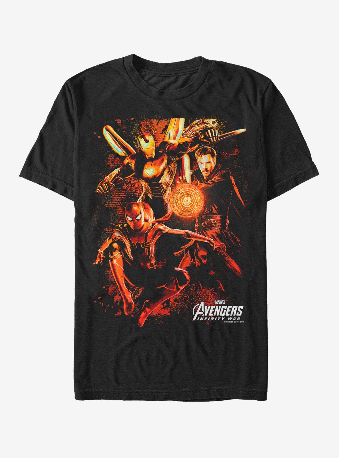 Marvel Avengers: Infinity War Group Glow T-Shirt, , hi-res