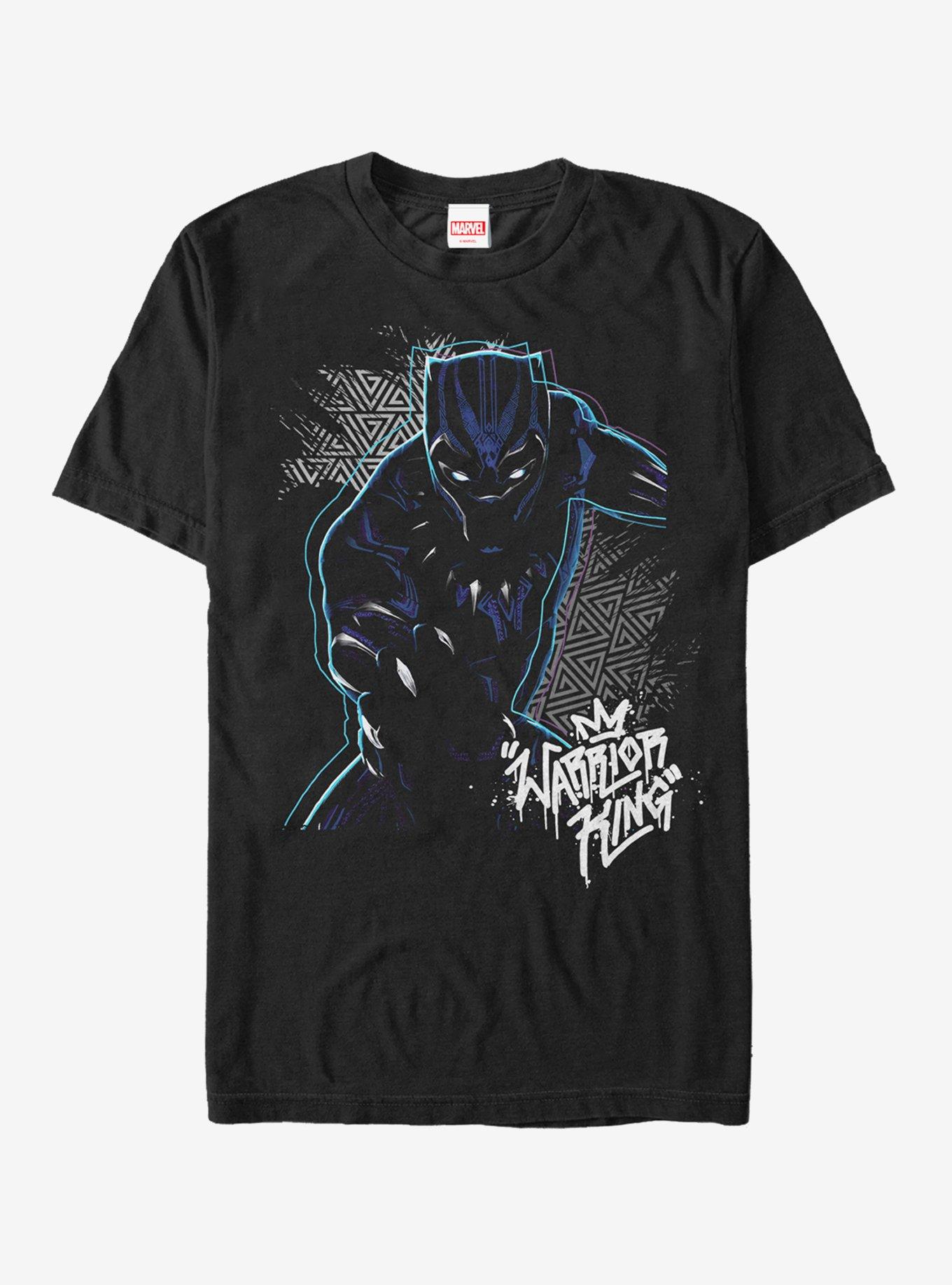 Marvel Black Panther 2018 Triangle Pattern T-Shirt, BLACK, hi-res