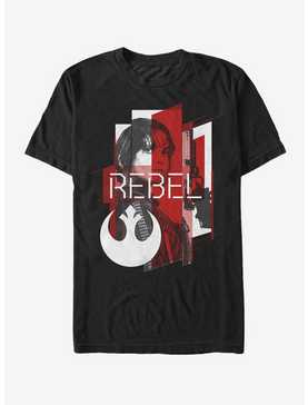 Star Wars Jyn Geometric Rebel Emblem Print T-Shirt, , hi-res