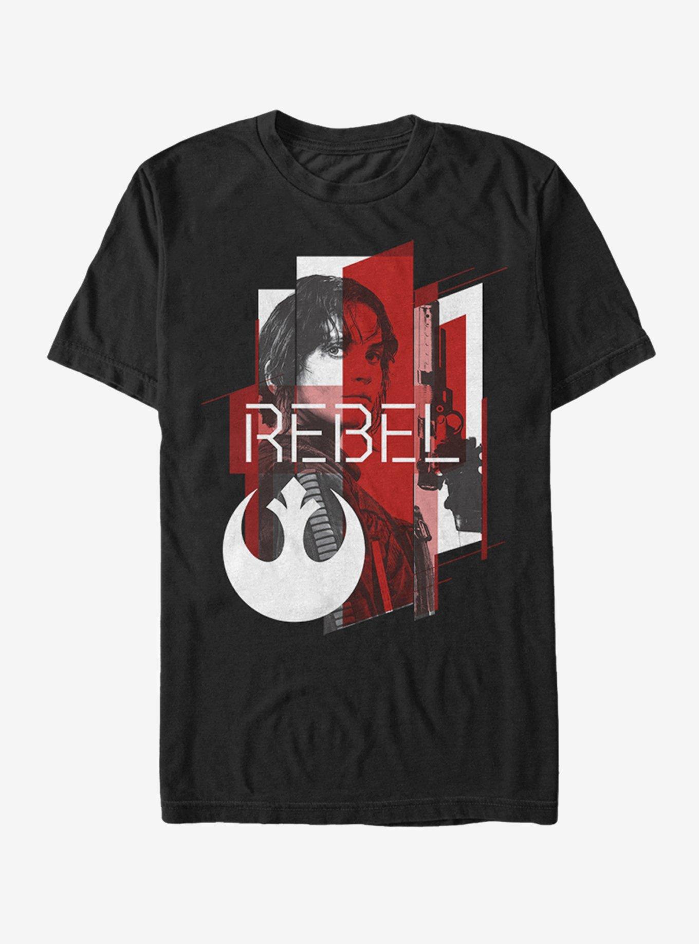 Star Wars Jyn Geometric Rebel Emblem Print T-Shirt, , hi-res