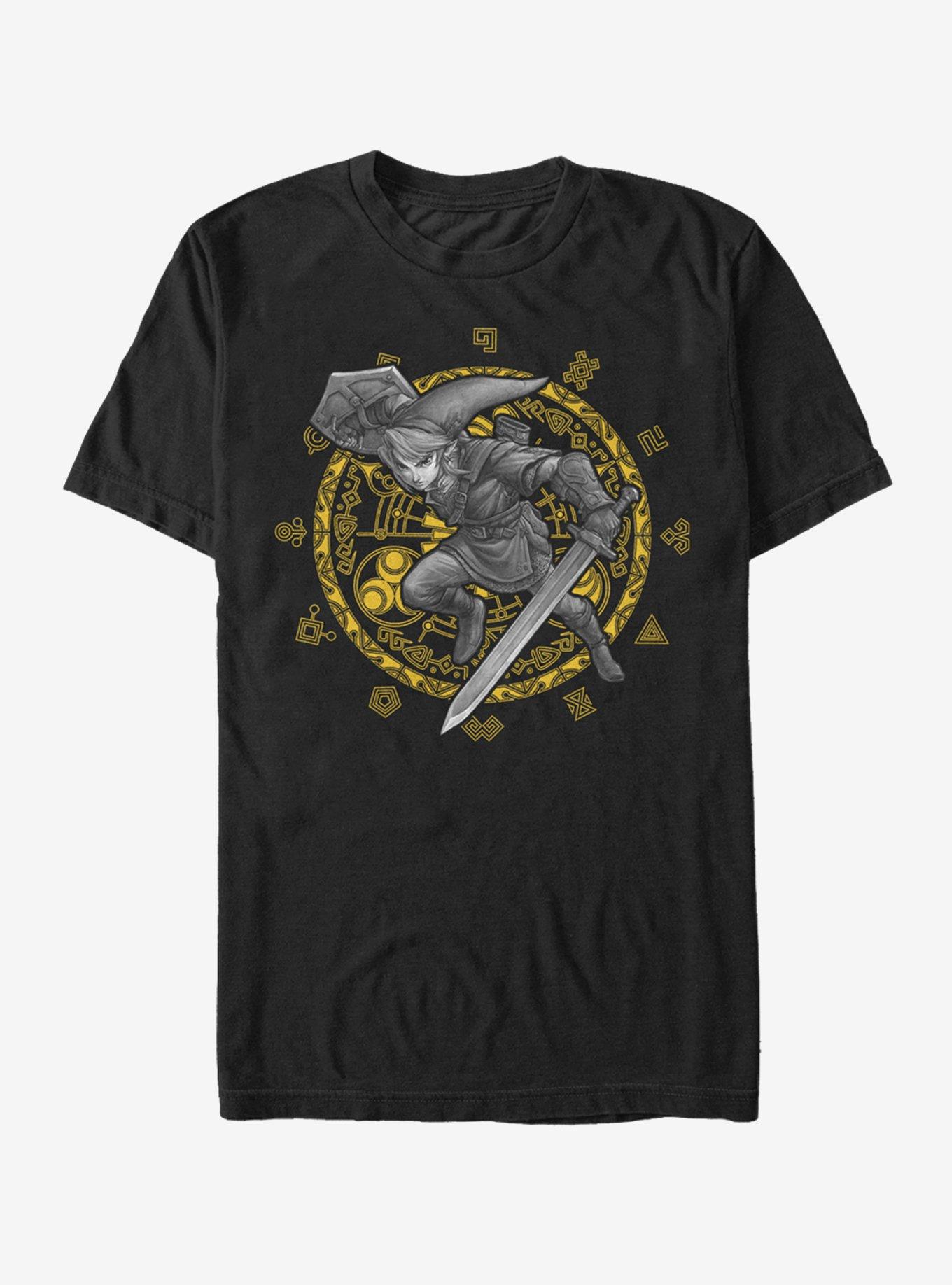 Nintendo Legend of Zelda Link T-Shirt, BLACK, hi-res