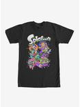 Nintendo Splatoon Ink Splatter T-Shirt, BLACK, hi-res