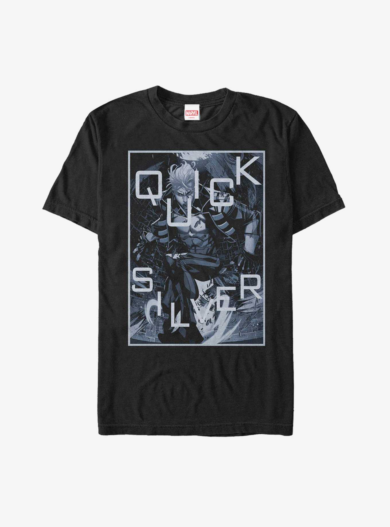 Marvel X-Men Quicksilver Portrait T-Shirt - BLACK | Hot Topic