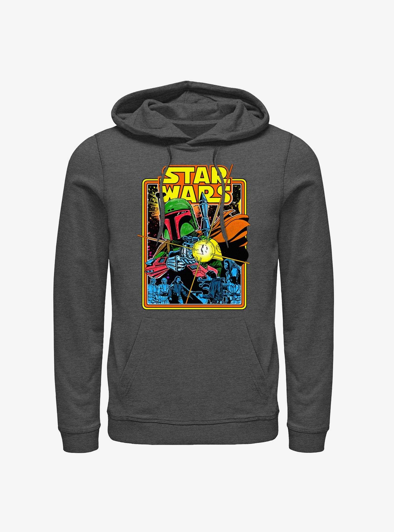 Star Wars Boba Fett Fires Hoodie, , hi-res