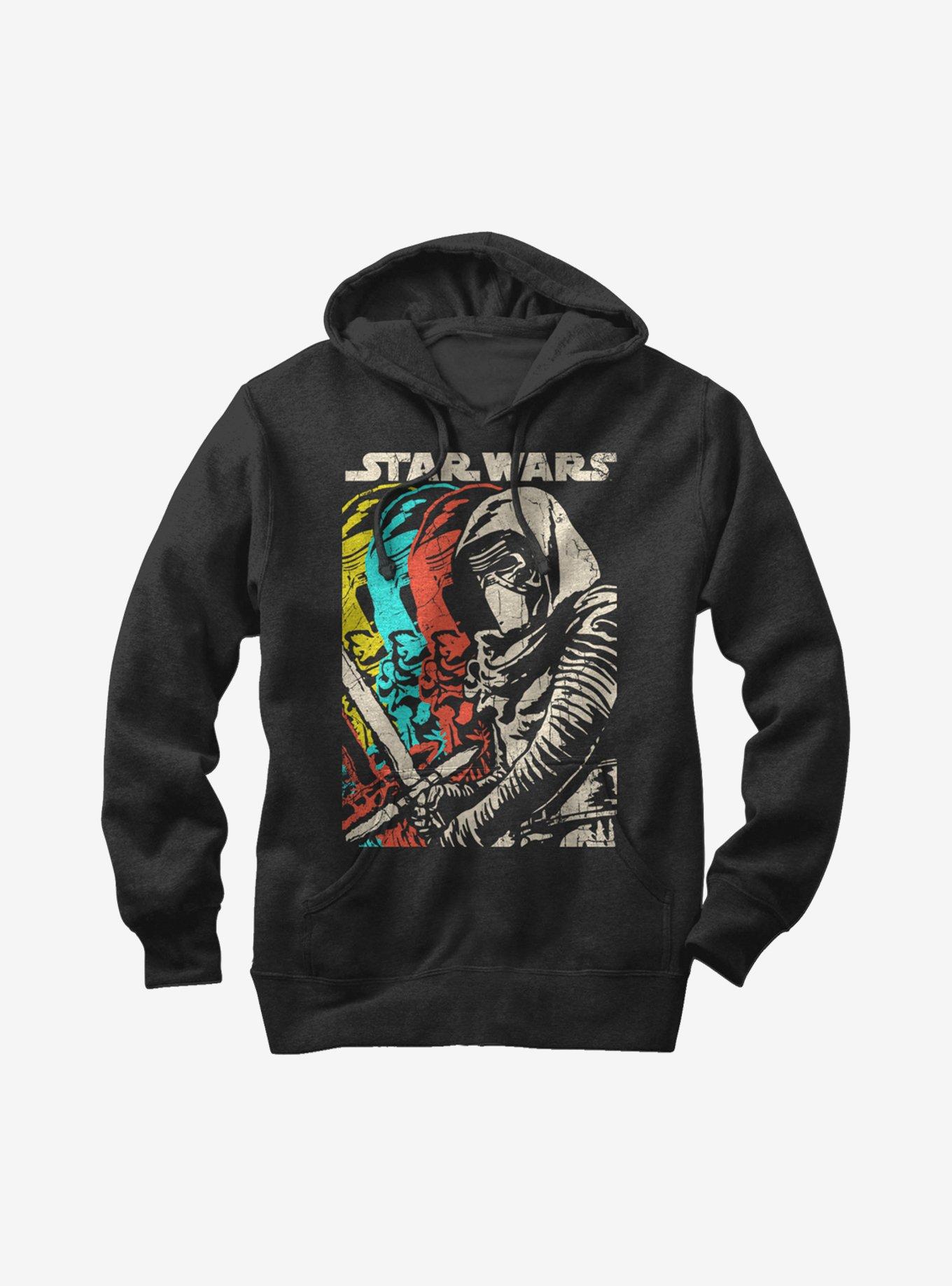 Star Wars Episode VII The Force Awakens Kylo Ren Copies Hoodie - BLACK ...