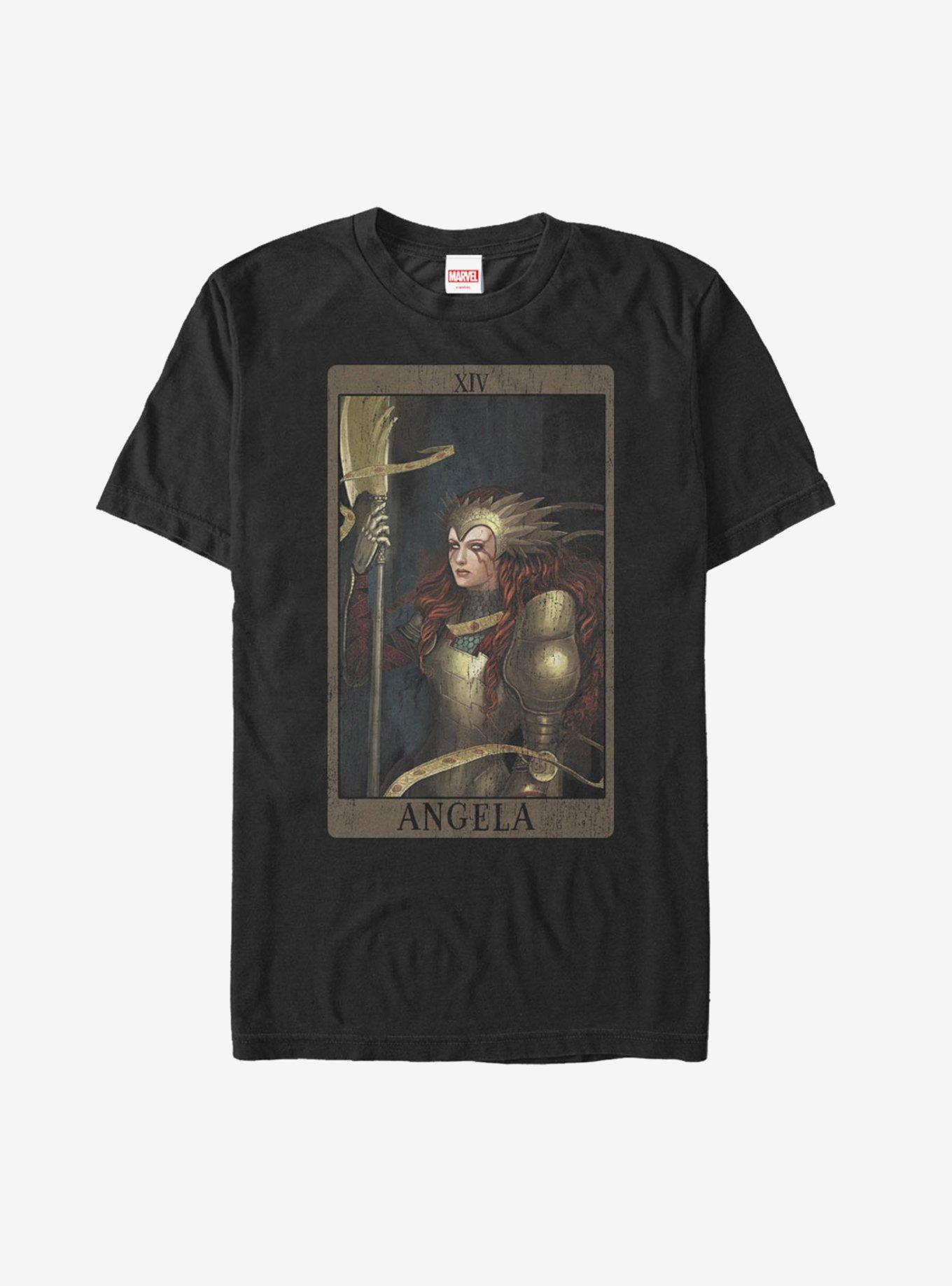 Marvel Angela Card T-Shirt, BLACK, hi-res